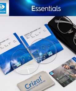 Đa tròng đánh Văn Phòng Essentials Home&Work váng phủ MaxAz. Chiết suất 1.50 Blue UV Capture